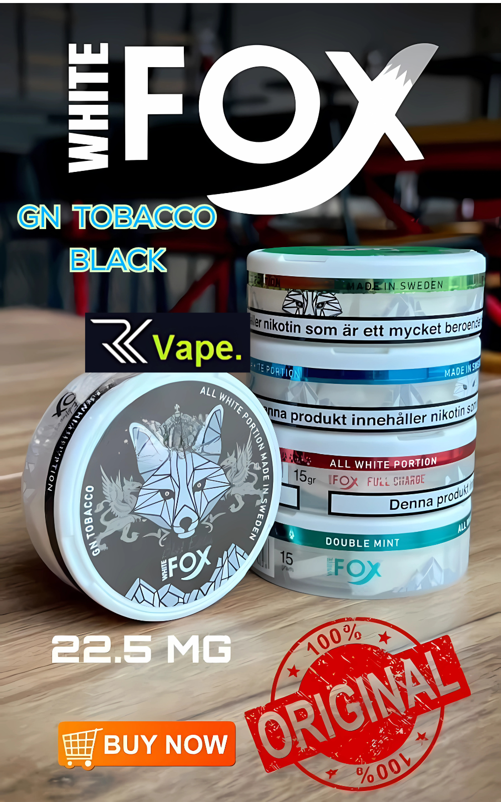 WHITE FOX NICOTINE POUCH