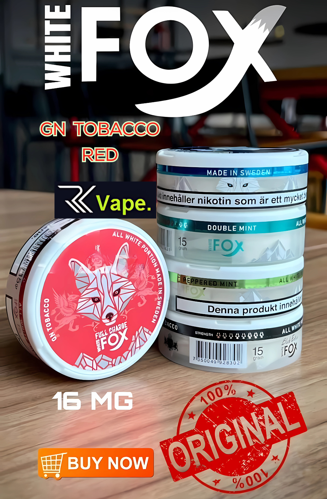 WHITE FOX NICOTINE POUCH - Image 3